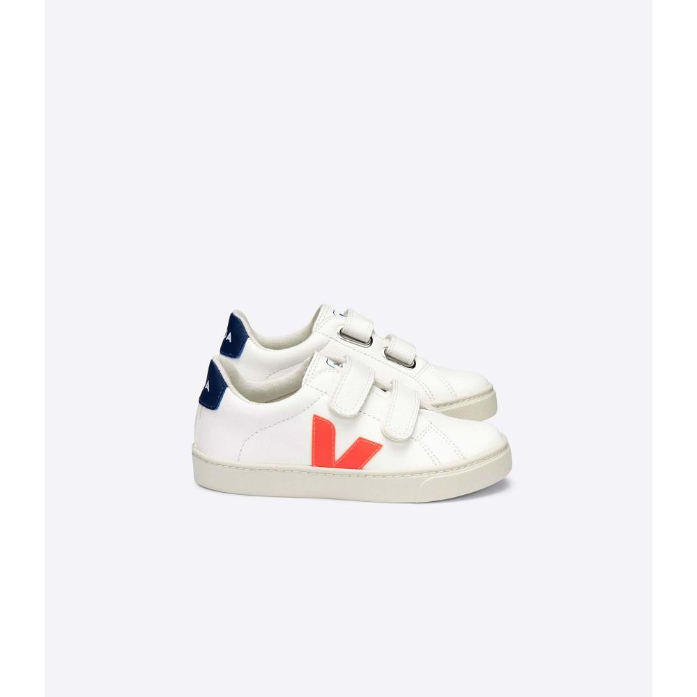 Veja ESPLAR CHROMEFREE Tenisky Detske White/Orange/Navy | SK 834AHK